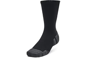 Under Armour Hombre Paquete De 3 Calcetines Técnicos De Alto Rendimiento, Black