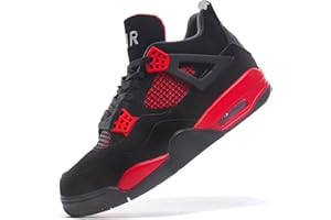 Mevoit Femme Chaussures de Skate Air 4 rétro Classiques pour Homme - Baskets de Basket-Ball décontractées - pour Le Travail, la Course à Pied, la Marche