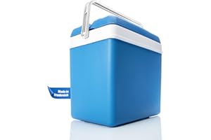 ‎BIGDEAN BigDean Kühlbox 24 Liter - Kühlbox ohne Strom bis zu 11 Std. Kühlung - aus Kunststoff - Robuste Cooler Box