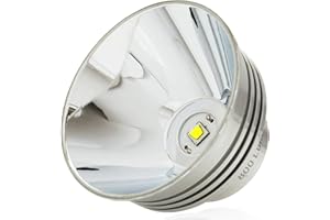 LUMENCRAFT Zestaw do konwersji LED do latarki maglite - 800 lumenów FireFly pasuje do magistrali 3 4 5 6 D - luminus dużej mocy SST40-3 tryb niski 45, średni 315, wysoka 800 lumenów. (żarówka 800 lumenów)