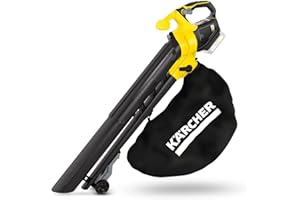 KARCHER Kärcher 18 V Soplador Aspirador BLV 18-200 Battery, función de trituración, Velocidad de Aire: 200 km/h, Volumen de Bolsa: 45 l, Peso: 3,5 kg, Compatible con batería 18 V, batería no Incl.