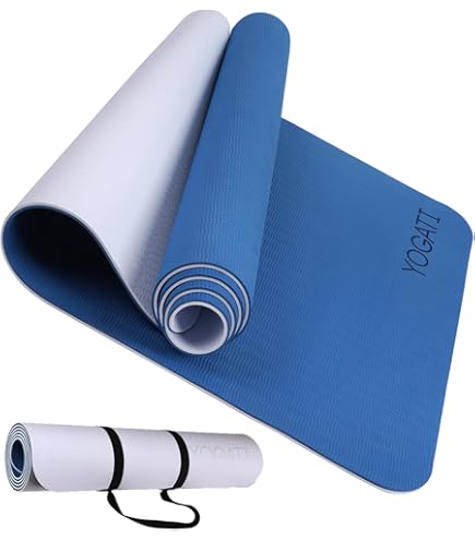 PromoZone - Xn8 - Tappetino Da Yoga Da 6 Mm, Morbido, Antiscivolo - Foto 8