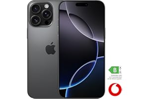 Apple iPhone 16 Pro Max mit Vodafone Vertrag | Aktion: 25% Basispreis-Rabatt | 24 Mon. Laufzeit | in Titan Schwarz | mit 256 GB Speicher