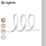 OSRAM Smart+ LED Streifen, ZigBee, warmweiß, tageslicht (2000K - 6500K), Farbsteuerung, Länge 3x60cm, Direkt kompatibel mit Echo Plus und Echo Show (2. Gen.), Kompatibel mit Philips Hue Bridge