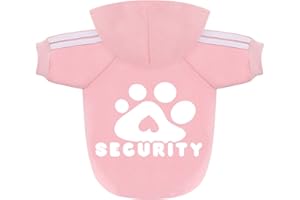 Dolahovy Perro con Capucha Ropa para Mascotas Mono de Seguridad Suave Suéteres Chaleco de Perro de otoño Invierno Cachorro Disfraces para Perros Pequeños Medianos Gatos Chihuahua Teddy