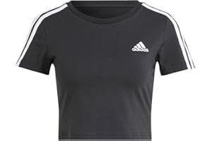 ADIDAS ORIGINALS adidas Essentials 3-Stripes Crop tee Camiseta de Manga Corta Mujer (Pack de 1)
