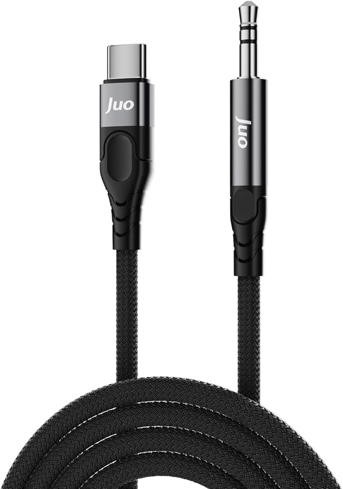 Juo USB Type-C to 3.5mm Jack Aux Stereo TRS Ses Kablosu 1 Metre