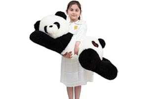 AIUIDUN Oso Panda Gigante Juguete de Peluche Panda Grande y Lindo Almohada Suave para Niños Cojín para Dormir Regalo (100cm/39.3inch)