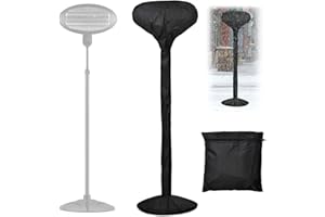 HWTONG Couverture Chauffage Patio(180x52 Cm), 210d Housse Parasol Chauffant Oxford ImperméAble, Bache De Protection pour Chauffage Terrasse Gaz De ExtéRieur Anti-PoussièRe/Vent (1)