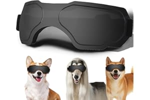 NICERINC PET Medium Dog Sunglasses with UV Protection, Adjustable Strap, Suitable for Dogs Eye Protection