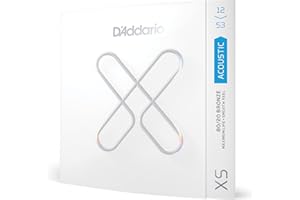 D'Addario XS Corde per Chitarra Acustica, 80/20 Bronzo, Leggera, 12-53