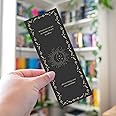 WhatsYourPrint Designer Bookmarks Set of 12, Celestial Designs in Light & Dark Theme - Specially Designed for Book Lovers, Artcard, Matte Finished, NO Repeat Designs (5.7 x 2 inches)