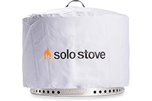 Solo Stove Schutzabdeckung für Feuerschale Yukon | Edelstahl-Feuerstellen-Zubehör - Outdoor-Kamin, Feuerstelle, Feuertonne, Feuerkorb - Winterfest, wasserdicht, ideal zur Abdeckung bei Regen