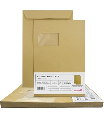 Caja De 500 Sobres C5, 162 X 229, 90 G/m², Ventana 45 X 100, Autoadhesivos