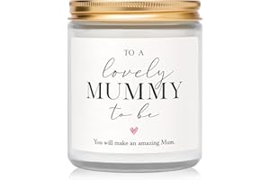 Gleevara Mum to Be Gifts for Pregnant Women, Mummy to Be Gift for First Time Mother, Lavender Scented Candle New Mum Gift, Baby Shower Gifts for Mum, Pregnancy Presents for Mother Expecting