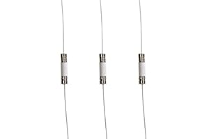 HUABAN 10 Pièces 3.15A 3.15 Amp 250V 5 * 20mm Fusible en plomb en céramique à soufflage rapide