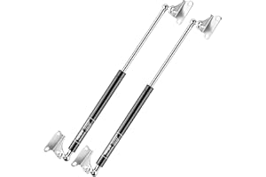 Vepagoo Molla a Gas 500MM 667N/68KG Universale Pistone a Mobili Gas Ammortizzatore, con Supporto a Forma di L per Mobile TV, Letto Contenitore, Finestra, Porte e Altri Progetti DIY, 2 PCS