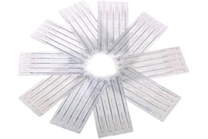 ANSELF 50PCS Tattoo Needles Set 1RL 3RL 5RL 7RL 9RL Stainless Steel Round Liner Professional Permanent Tattoo Kit