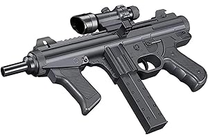 APEL PLASTIK S.r.l. Pistola Giocattolo a Pallini, AIR SOFT, Calibro 6 mm, Inclusi Pallini (ES605) per Ragazzi 8-12 Anni