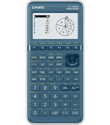 Calculatrice Graphique Casio Fx-9860GIII + Housse WYNGS – Pack De Base Gris | Pour Lycée, Université, Bureau - 10