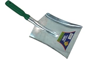 MAXPERKX Metal Hand Shovel Garden Dust Pan Coal Leaves Indoor Outdoor Multipurpose UK Ash PAN Spade Scoop Fireside