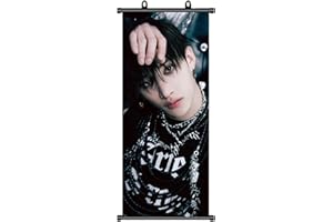 BESOISER Stray Kids Poster, Stray Kids Bang Chan, obraz w rolce, artykuł dla fanów StrayKids, Bang Chan, dekoracja urodzinowa, materiał do dekoracji ściany, 70 x 30 cm