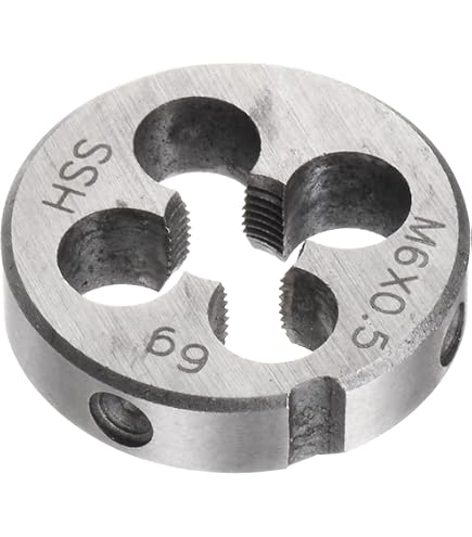 Filière 4 40 Unc CoCud Filière Ronde, 4#-40 UNC, En Acier Allié Pour Filetage à Filière Unc 40 Pouces Filière 4 40 Unc CoCud Filière Ronde, 4#-40 UNC, En Acier Allié Pour Filetage à Filière Unc 40 Pouces
