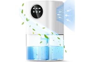 KITMOUS 1800ML Entfeuchter Elektrisch, Raumentfeuchter Leise Dehumidifier Mit Funktion Abtauen & Schlafmodus, Timer, Entfeuchter für Badezimmer