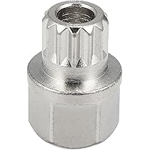 X AUTOHAUX 38-22PT Écrou De Roue Creux Voiture Écrou De Blocage De Roue Antivol Clé Démontage Vis écrou - Auto