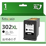 Cartucce 302XL Nero Sostituzione per HP 302 XL Nero, Cartuccia d'inchiostro per HP 302 XL HP302 Nero per HP DeskJet 3630, 363