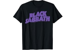 Black Sabbath T-Shirt mit Logo, lila T-Shirt