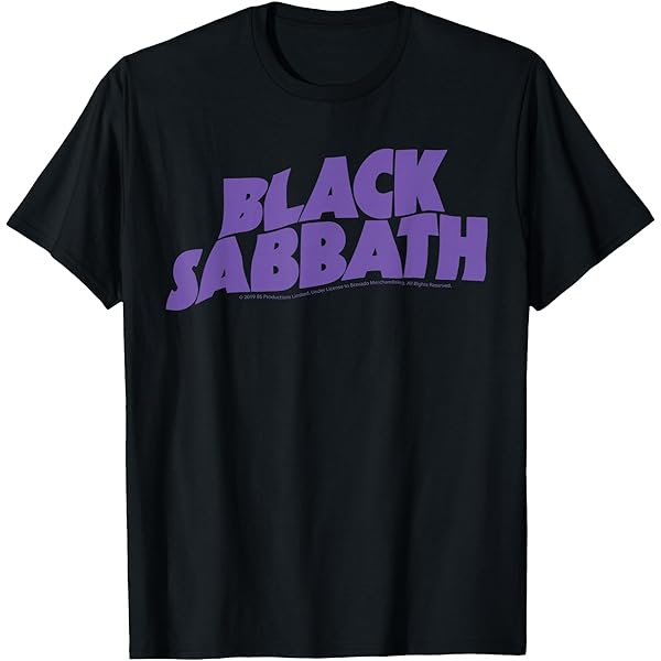 Black Sabbath Official Purple Ozzy T-shirt T-Shirt : Amazon.co.uk