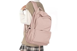HYC00 Sac a Dos Scolaire Sac à dos Loisir Femme Sac à dos d'école pour Adolescente Cartable Fille Collège Pack Sac à dos pour Ordinateur Portable Femme 15,6 pouces Sac à dos Universitaire Bookbag