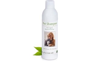 LT-NATURPRODUKTE Shampoing d’animal | végétalien | soin doux pour pelage sans produits chimiques et sans savon | anti-pellicules | hypoallergénique | avec ghassoul authentique marrocain | 250 ml