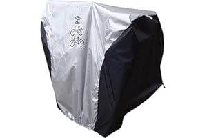 iwobi Telo Copribici,Custodie per Bicicletta/Copertura per Bicicletta Impermeabile,Protezione UV,Resistente alla Polvere,per 2 Bicicletta