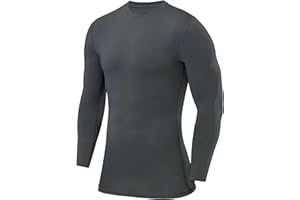 PowerLayer Boys' Crew Neck Compression Shirt