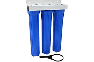 NATUREWATER NW-BRK03 3 Stages Water Filter 20Inch - 508mm 5µ Sediment Filter Activated Carbon Block Granular