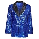 Größe: XL Widmann 8790H Pailletten Jacke mit Samtaufschlag, XL