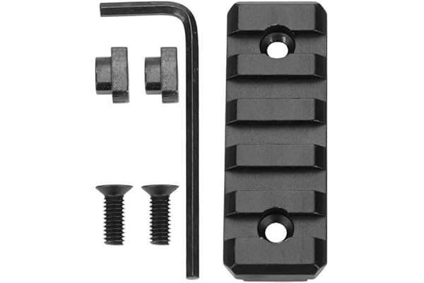 OKBY Rail Picatinny - Mlok Set De Rails 3/5/9/11 Slot Metal Picatinny/Weaver Accessoires (Taille : 5-Slot)