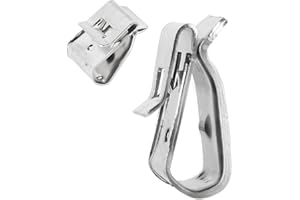 LALAGO 50 Stück Kabelclips,Edelstahl Kabelklemmen,Kabel Clips Anhängerrahmen Drahtklemmen,Kabelbefestigung Kabelhalter für Kabel Management Solarpanel