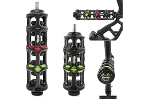 wolfman Tir à l'arc 4/6 Pouces Stabilisateur d'arc Amortisseur Harmonique Silencieux D'Amortissement Réduction Vibrations pour Arc à Poulies Accessoires de Chasse