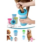 TİNEKE K&ouml;pek Ayak Pati Yıkama Ve Temizleme Aparatı -ORTA BOY 1 ADET 11 X9 CM (PEMBE)