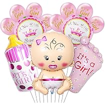 Baby Shower Decoration Garçon, Ballons Bleus Naissance Garçon