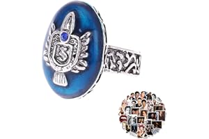YOUU UoYu Juego de 21 pegatinas para joyas de The Vampire Diaries, anillo de Stefan, anillo de luz diurna para fanáticos, joyería para hombres y mujeres, Metal, Sin gemas.