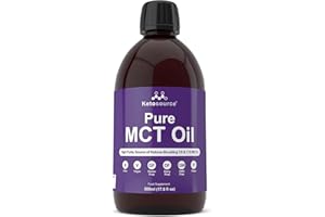 Ketosource® Pure MCT Oil | High Purity Source of Ketone-Boosting C8 & C10 MCTs | Supports Keto Nutrition & Fasting | Vegan Safe & Gluten Free (500ml)