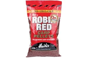 Dynamite Baits Robin Red Carp Pellets – Pre Drilled – Colour 0, Size 900g.