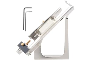 GAESHOW Alliage d'aluminium flèche fletching gabarit réglable Bricolage Plume bâton Outil tir à l'arc Accessoire léger