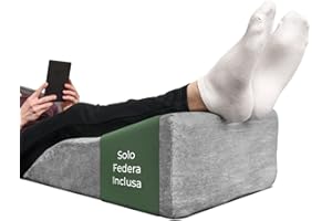 WELL B4 Federa per Cucino per Vene Varicose, ALTO e MEDIO, grigio. SOLO FEDERA INCLUSA