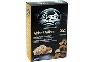 Bradley Smoker Erlenholz-Bisketts zum Grillen und Grillen, 24 Stück