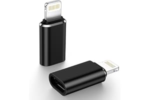 OCBUO Adapter USB C auf Lightning (2 Stück), USB C auf Lightning Adapter für iPhone 14 13 12 11 Pro Max i-Pad, USBC iPhone Adapter Unterstützt Schnelles Laden/Datenübertragung, Nicht für Kopfhörer/Audio/OTG